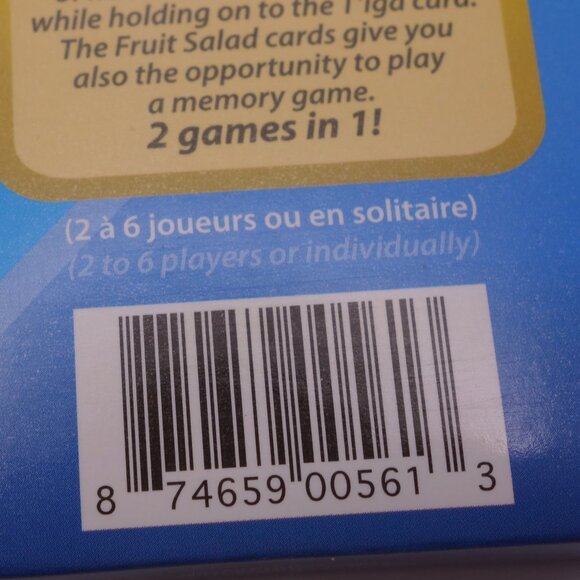IGA Tiga Salade de Fruits Fruit Salad Creomax 2021 8 74659 00561 3 Card Game - Picture 5 of 16